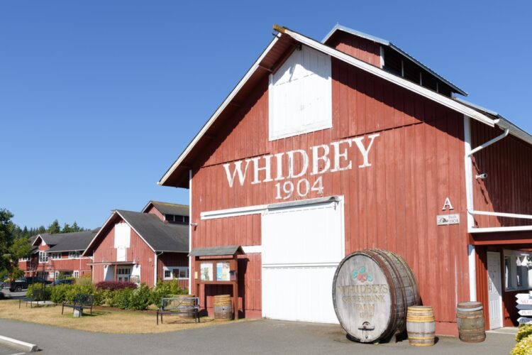 Buildings at Greenbank Farm on Whidbey Island