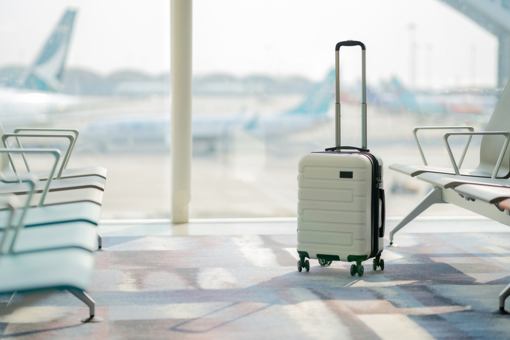 LUGGAGE IN AN AIRPORT