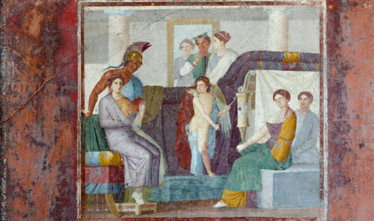 A fresco from Pompeii