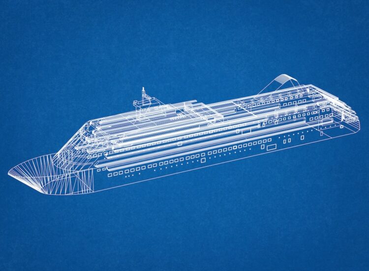 Cruise Ship - 3D Rendering