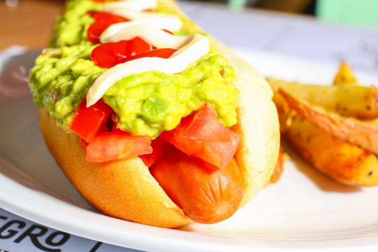 A Chilean Hotdog, the "completo"