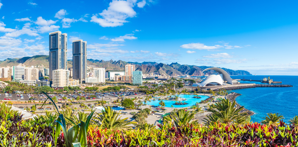 Santa Cruz, capital of Tenerife, Canary island, Spain