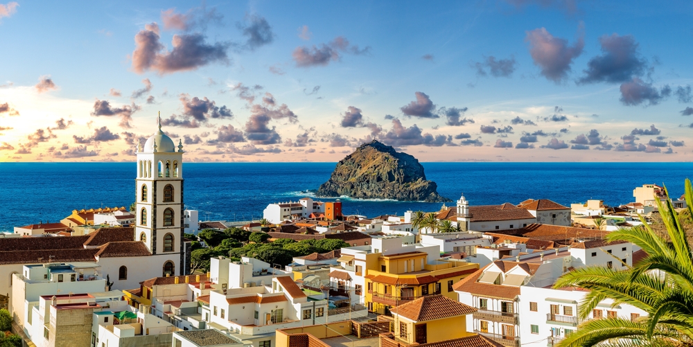 panoramic view of Garachico beach