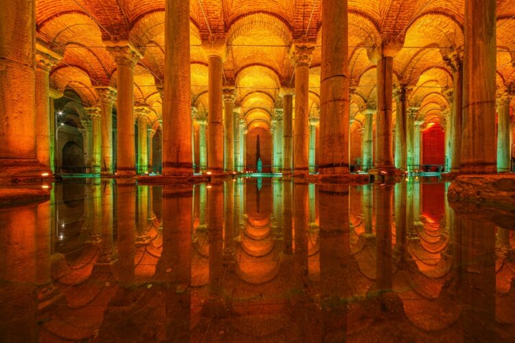 stanbul, Turkey - Nov. 15, 2022. The Basilica Cistern