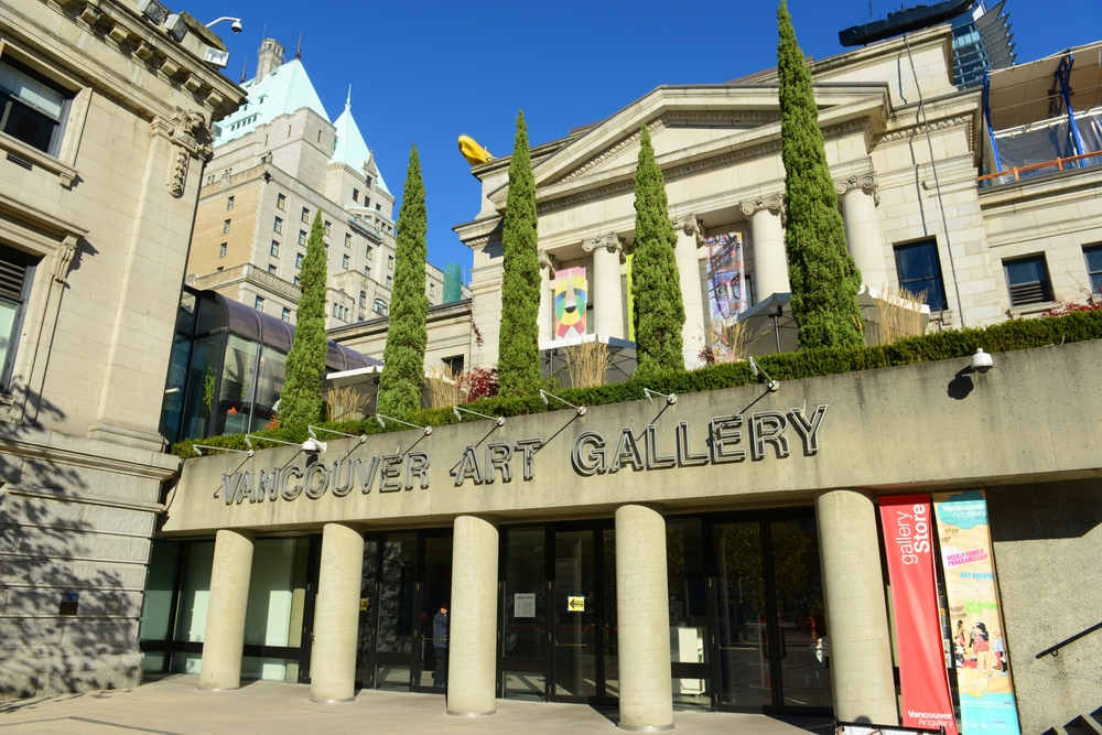 Vancouver Art Gallery at 750 Hornby Street in downtown Vancouver