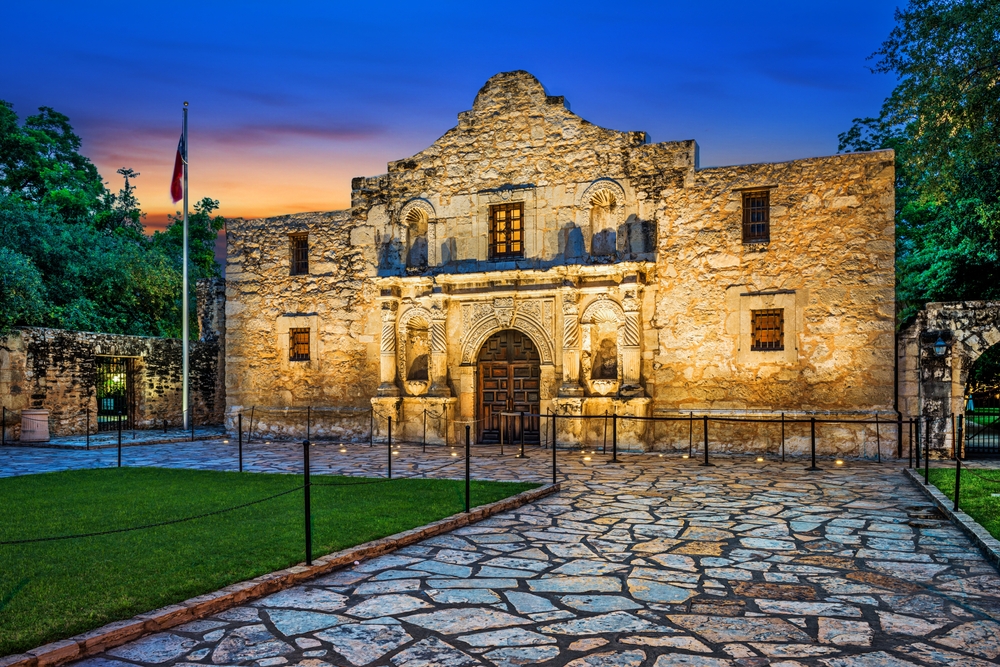 The Alamo in San Antonio, Texas