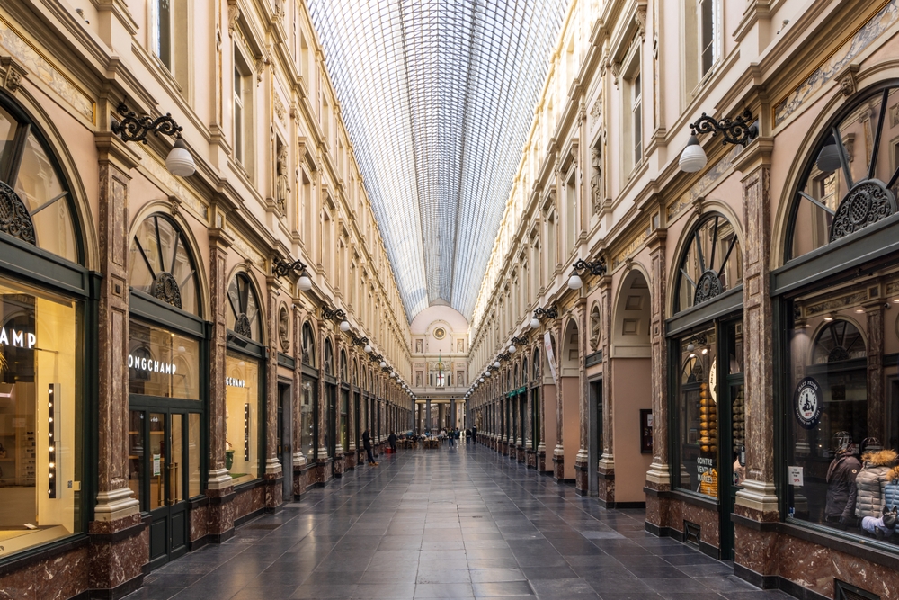  Shopping arcades galeries St. Hubert with chocolate and candy shops