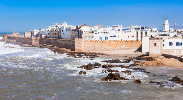 Essaouira Ramparts Essaouira is a city in the western Moroccan region on the Atlantic coast.