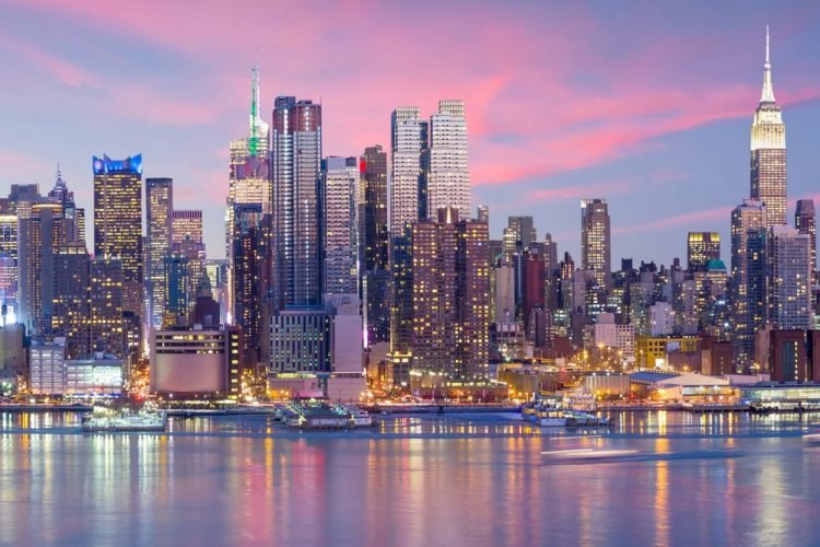 New York City in Lights: A Holiday Season to Remember New York City at dusk