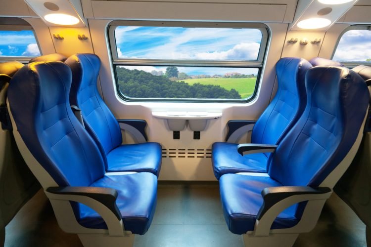 Through the Alps by Night: Classic Rail Elegance with the Espresso Monaco First Class train seats