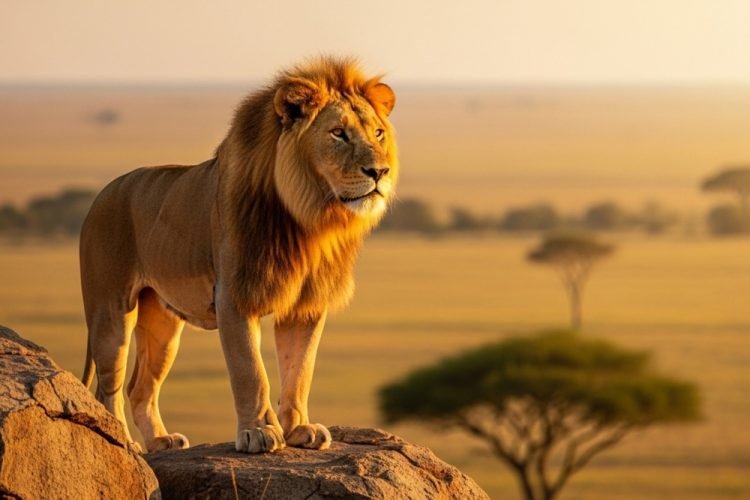Lion in Kenya