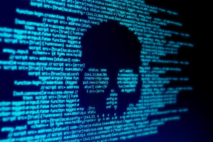 Let’s be careful out there: Russian Hackers Create 4,300 Fake Travel Sites computer screen with a skull image: Danger!