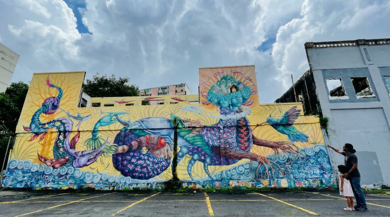 Savoring Santurce: San Juan’s District of Diverse Tastes and Vibrant Island Tales Street art in Santurce barrio