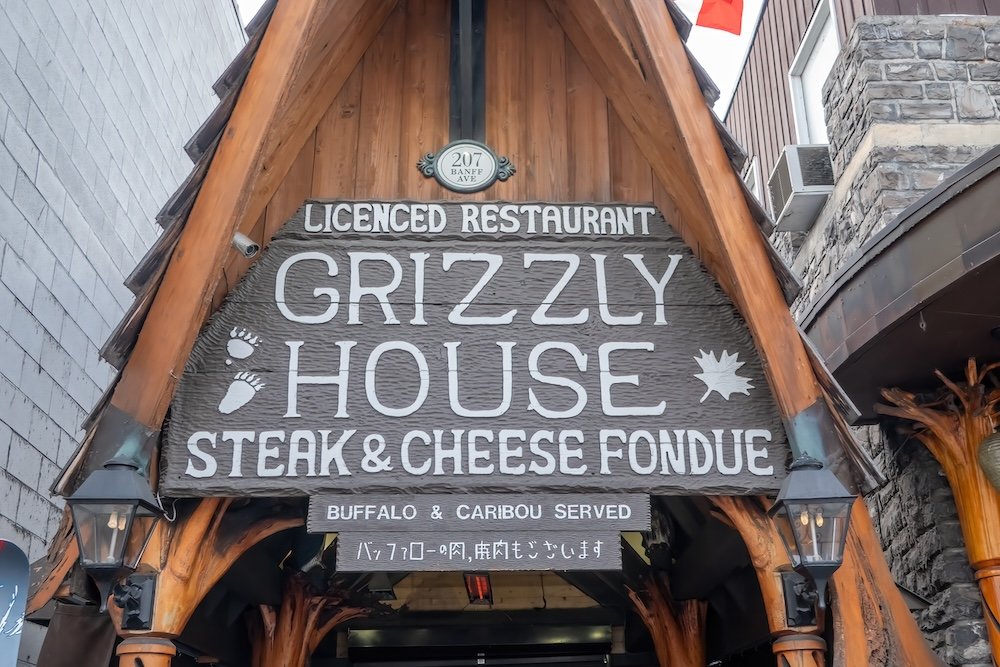 The Grizzly House, a Banff institution