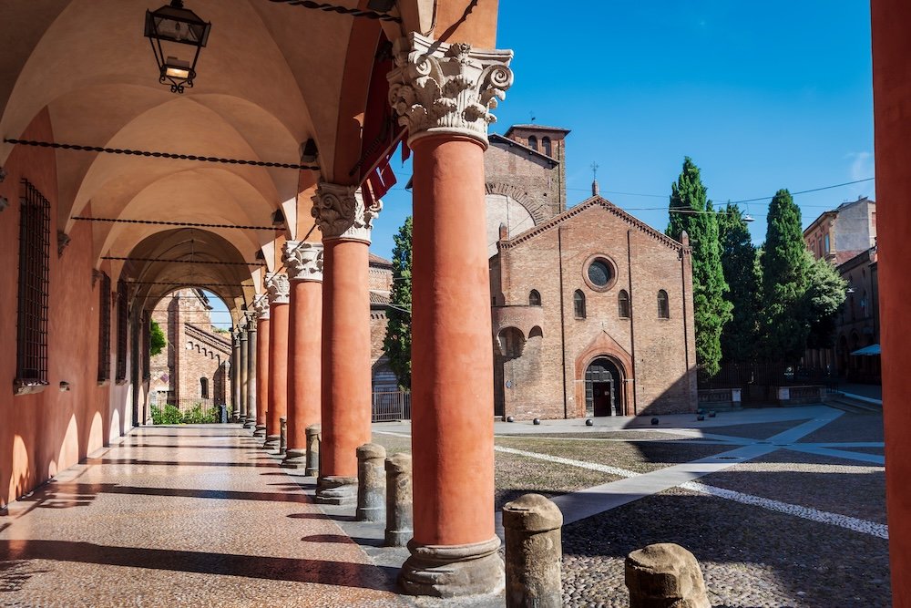 Santo Stefano square. Famous for it's complex of seven churches