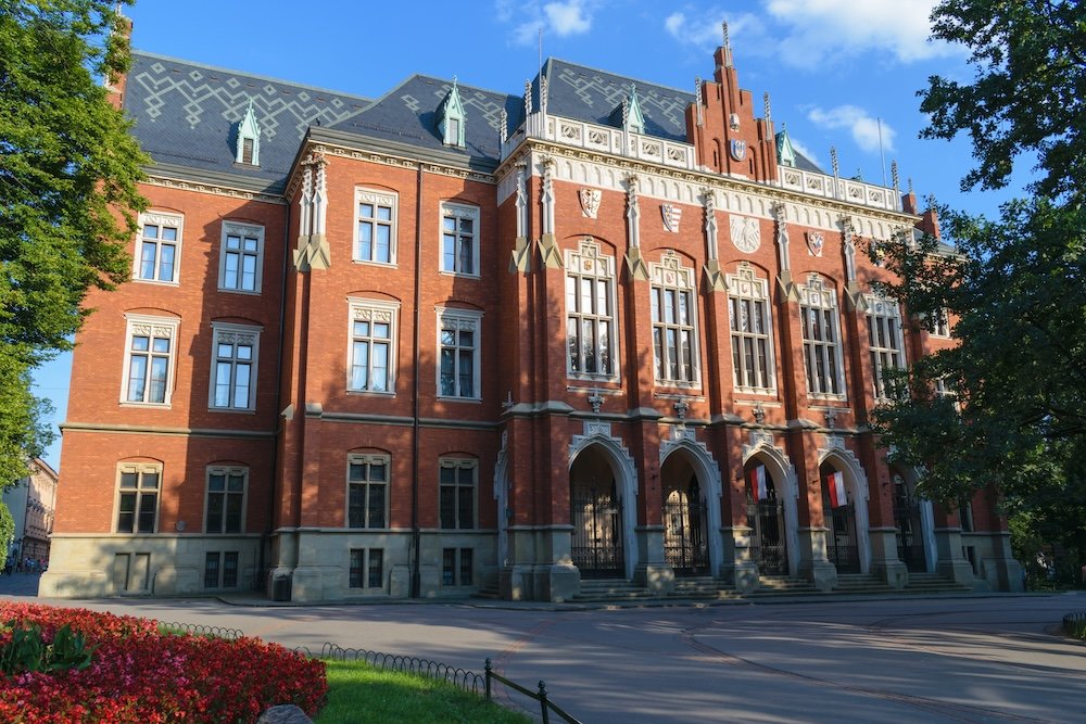 The Jagiellonian University facade