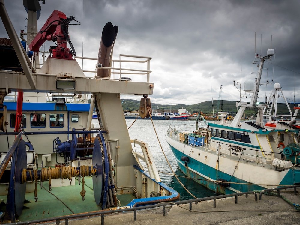 Fishing boats at the port of Castletownbere 