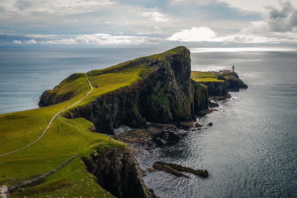 Neist Point is the most westerly tip of the Isle of Skye in Scotland