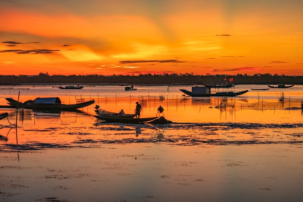 Quang Loi lagoon