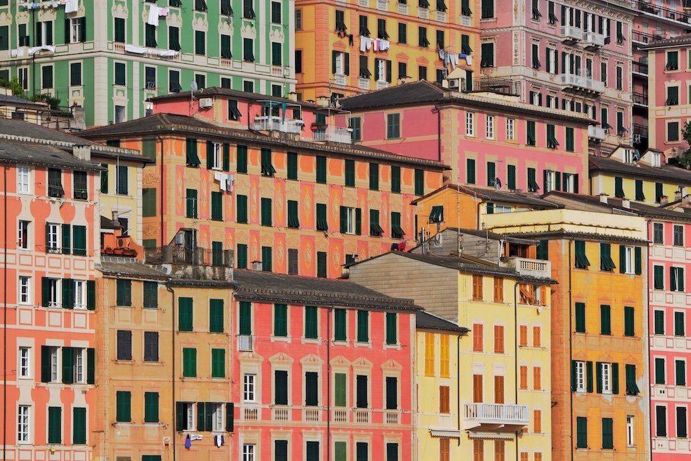 Camogli windows and balconies