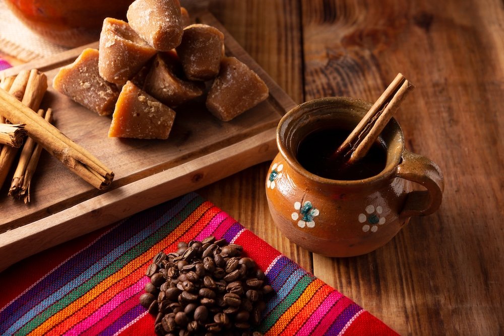 Cafe de Olla. Traditional Mexican coffee 